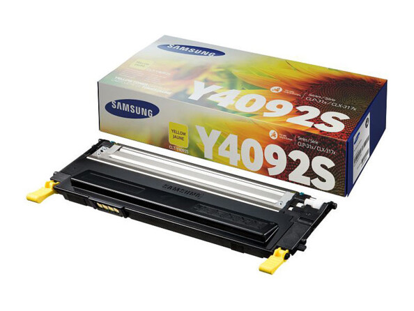 Toner original Samsung CLT-Y4092S/ELS - jaune