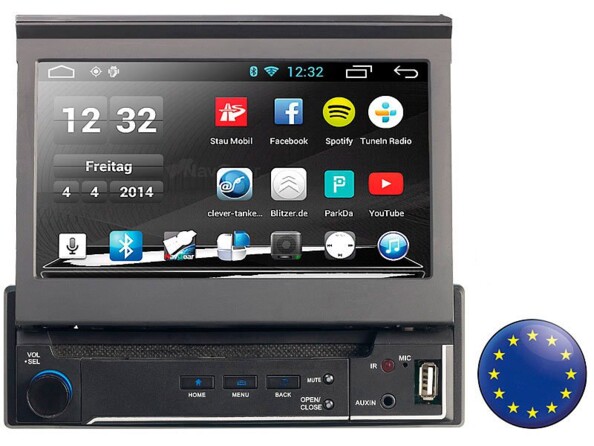 Autoradio Android 1DIN ''DSR-N 210'' wifi/Bluetooth  2.0 - GPS 23 Pays