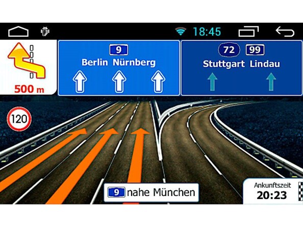 Autoradio Android 2 DIN ''DSR-N 270'' avec cartes GPS Europe de l'ouest