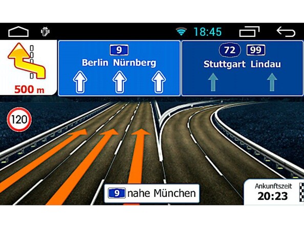 Autoradio Android 2 DIN ''DSR-N 270'' avec cartes GPS Europe