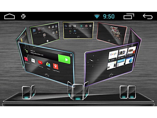 Autoradio Android 2 DIN ''DSR-N 270'' avec cartes GPS Europe