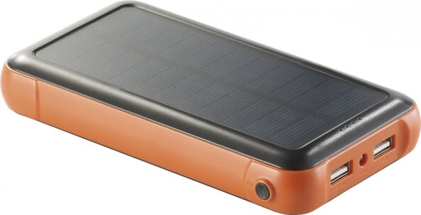 Batterie de secours solaire 20 000 mAh avec 2 ports USB (Reconditionné)