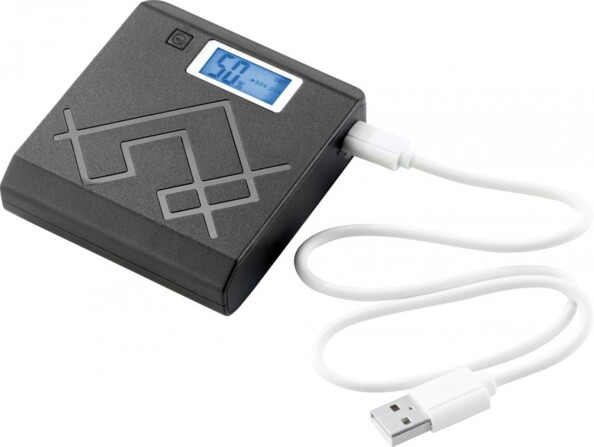 Batterie de secours USB 6600 mAh avec écran LCD et lampe à LED