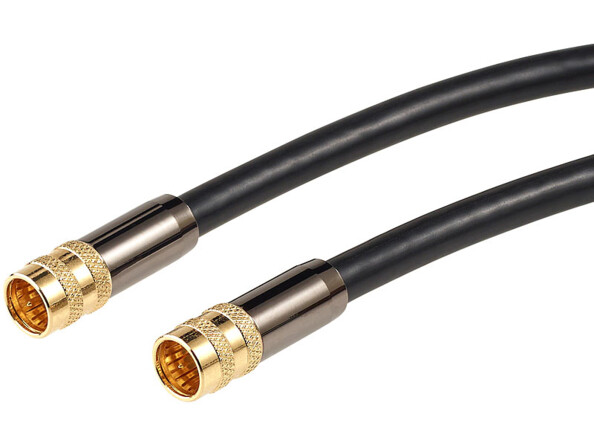 Câble satellite (fiches F) HDTV 105 dB à blindage renforcé - 20 m