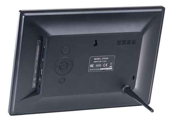 cadre photo numérique somikon avec envoi des photos par wifi smartphone iphone tablette facebook twitter