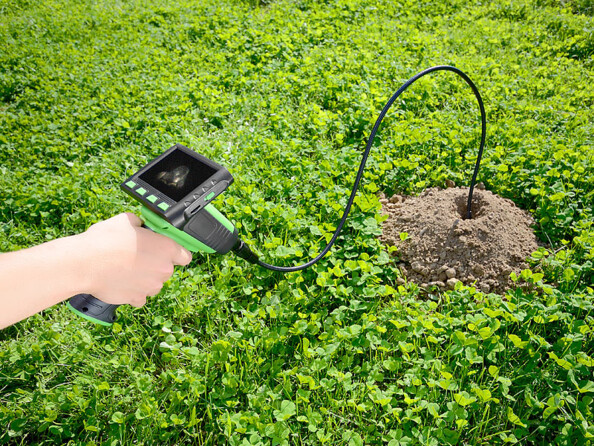 Caméra endoscopique avec moniteur sans fil amovible enregistrement sur carte SD