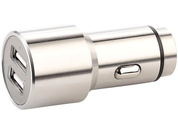 Chargeur USB 12/24 V 2 ports en acier