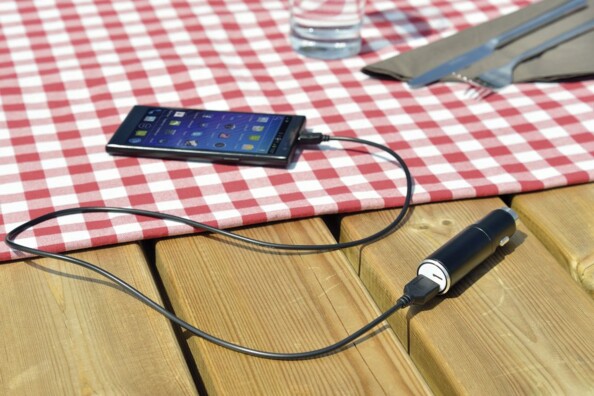 Chargeur USB 12/24 V avec réserve d'énergie 1000 mA