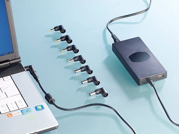 Set de 10 connecteurs adaptateurs pour chargeur universel de PC portable ReVolt