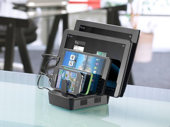 Station de chargement USB 5 ports Smart Power & Quick Charge 60 W/12 A