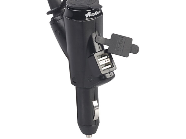 Support GPS allume-cigare à col de cygne - 21 cm