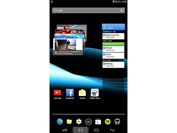 Tablette tactile 10,1'' Android 3G Quad Core ''XA100.pro'' avec fonction GPS