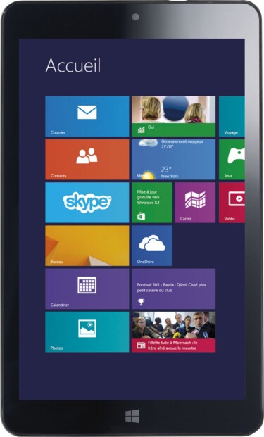 Tablette tactile 8'' avec écran IPS et Windows 8.1 Touchlet ''XWi.8''