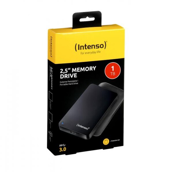 Disque dur externe Memory Drive 2.5" 1 To, USB 3.0, noir, pochette
