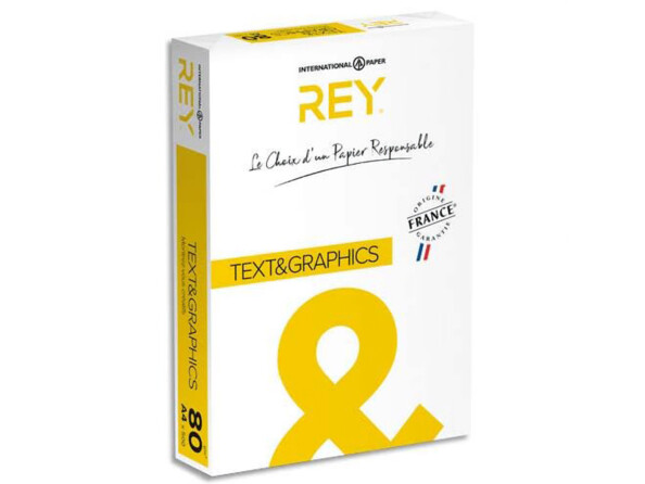 Ramette de papier A4 Rey ''Text & Graphics'' 80 g/m².