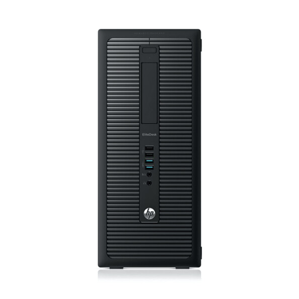 Tour HP Elitedesk 800 G1 i3 WTR coloris noir format slim compact