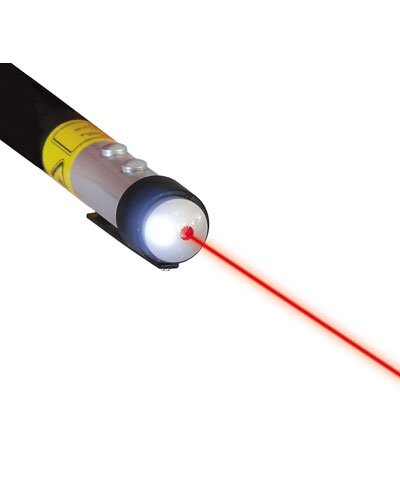 Stylo pointeur laser avec lampe de poche à LED