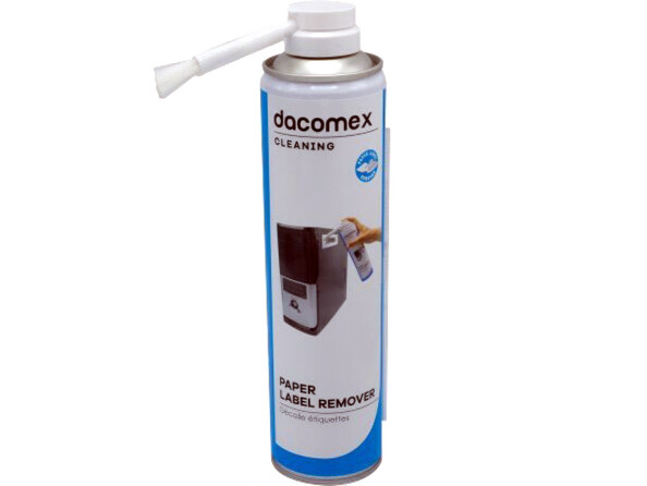 Spray décolle-étiquette 500 ml de la marque Dacomex avec pinceau diffuseur