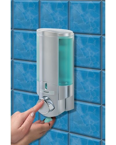 Distributeur de savon design Métal satiné