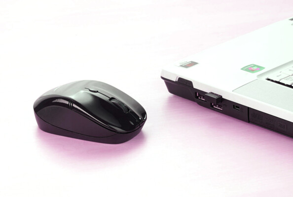Souris optique sans fil 800 / 1600 dpi