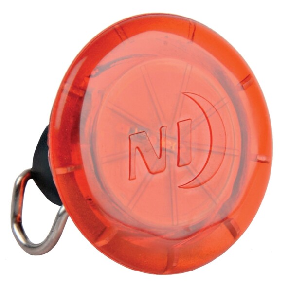 Capsule à LED rouge Nite Ize pour roue de vélo.