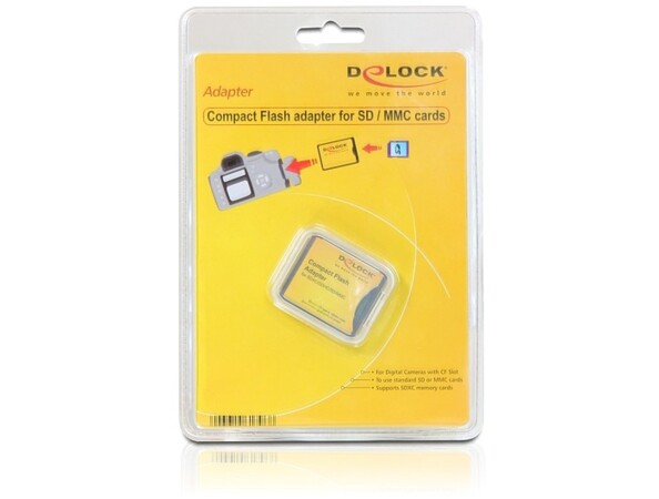 Adaptateur Compact Flash vers SD / SDHC / MMC