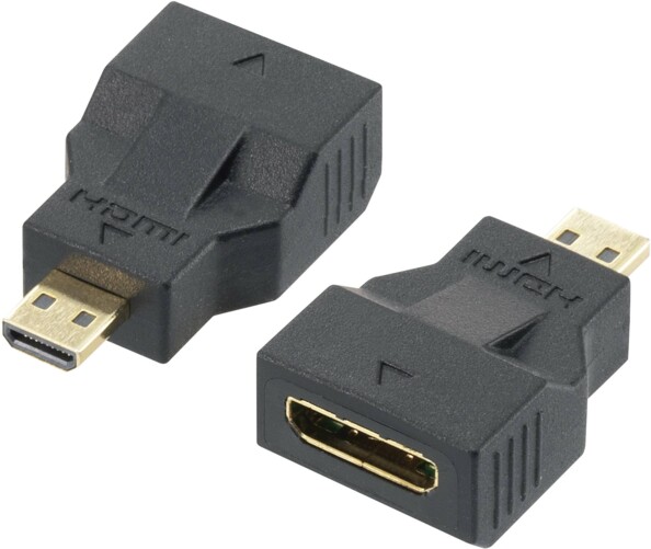 Adaptateur Mini HDMI femelle / micro HDMI mâle