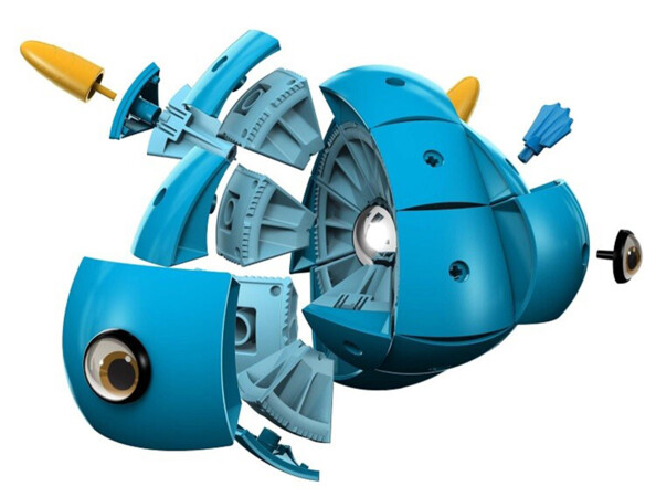 Assemblez les pièces magnétisées pour former Beto.