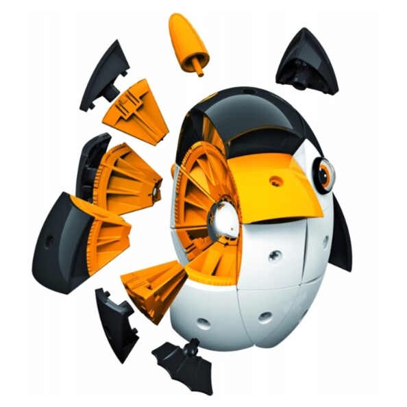 Construisez le pingouin Jelo avec les pièces magnétisées Geomag.