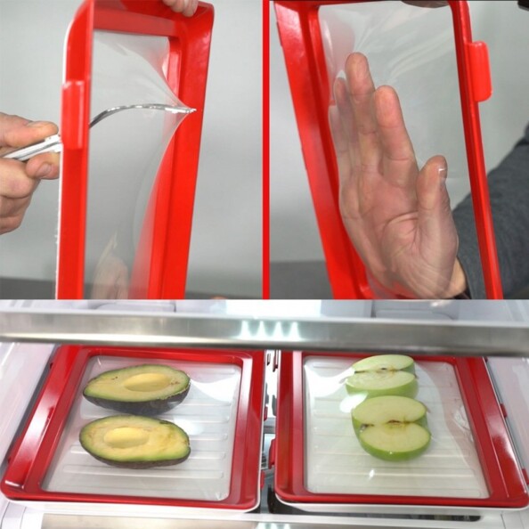 La surface en silicone flexible de la barquette Clever Tray.