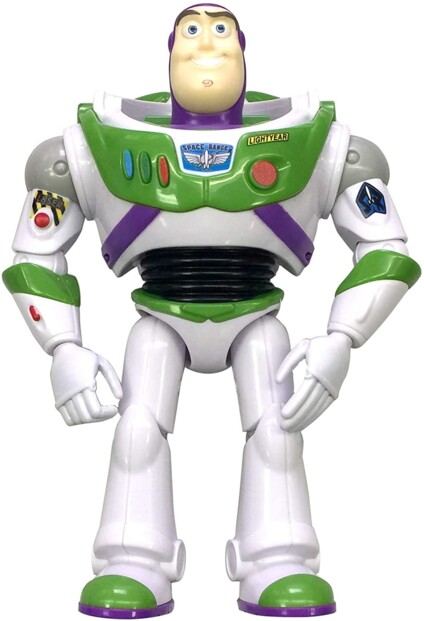 Figurine Buzz l'Éclair phosphorescente.