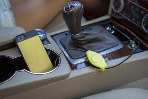 Exemplaire Câble Lightning rétractable - Jaune Retrak