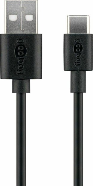 Câble USB 2.0 vers USB-C - 50 cm - Noir
