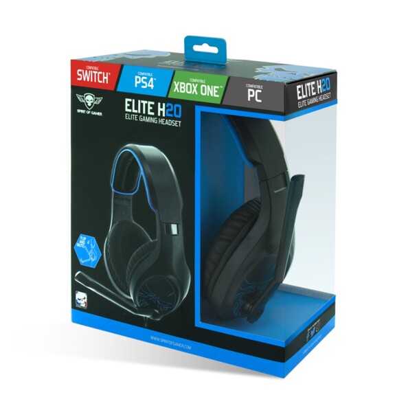 Packaging du casque ELITE H20 par Suza International.
