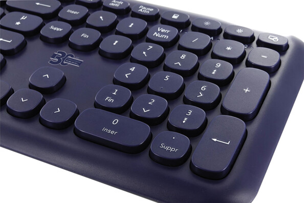 vue de près des touches du clavier sans fil pearl 30 ans