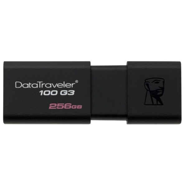 Clé USB DataTraveler 100 G3 avec une capacité de 256 Go.