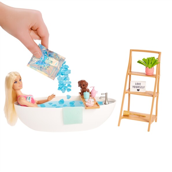 Barbie SPA avec sachets de savon confetti solubles