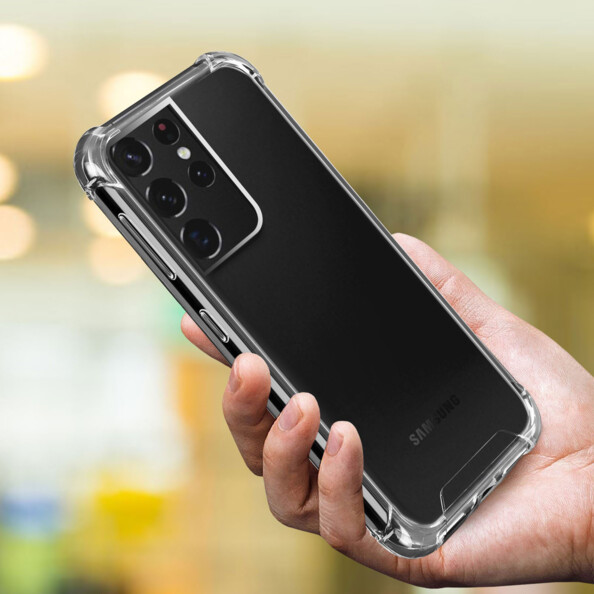 Coque transparente Akashi pour Samsung Galaxy S21 Ultra.