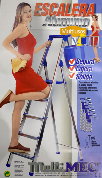 Échelle en aluminium avec 6 marches