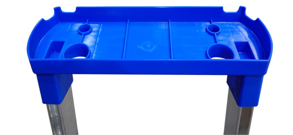 Échelle en aluminium avec 6 marches