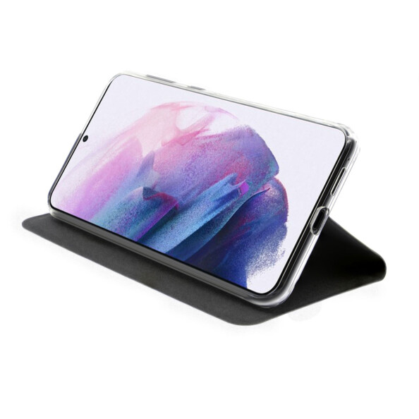 Positionnez votre smartphone Galaxy S21+ en mode stand pour regarder des vidéos ou des films.