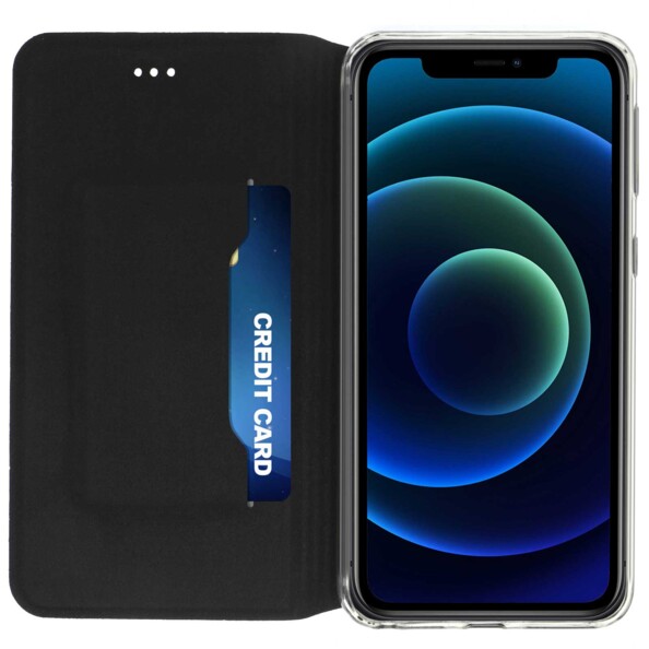 Étui folio Akashi pour iPhone 12/12 Pro avec porte carte intégré.