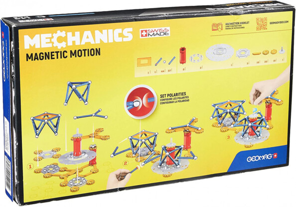 Geomag Mechanics 762, Magnetic Motion, Jeu de Construction, 146 Pièces