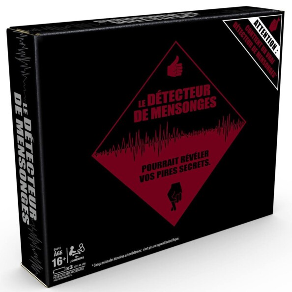 Packaging du détecteur de Mensonges de Hasbro Gaming.