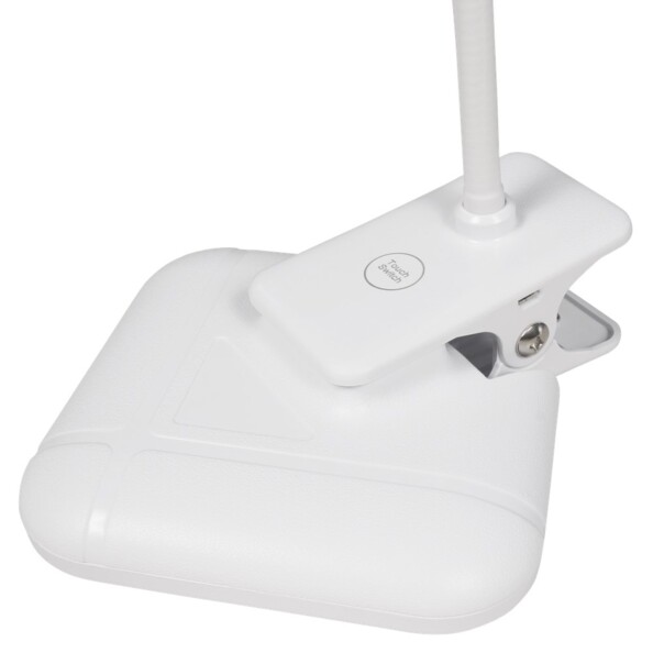 Fixez votre lampe-loupe McShine sur le bord d'une table ou posez-la sur votre bureau grâce à la pince et au support.