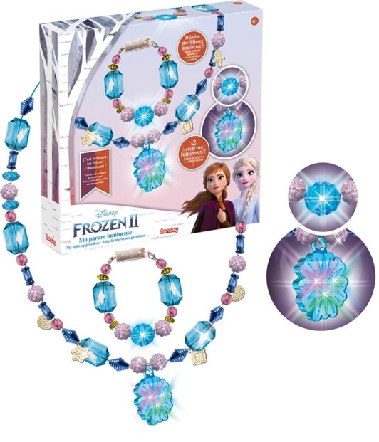 Colliers lumineux et bracelets lumineux reine des neiges 2