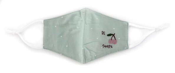 Masque de protection en coton pour enfant - Cerises