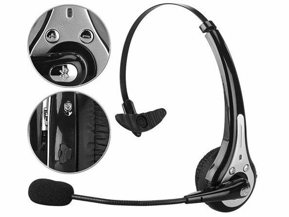 Micro-casque mono sans fil OHS-210.mono avec nano récepteur USB bluetooth