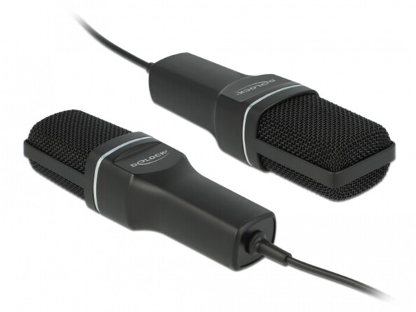 Le microphone USB 66331 DeLock pour le live streaming ou l'ASMR.