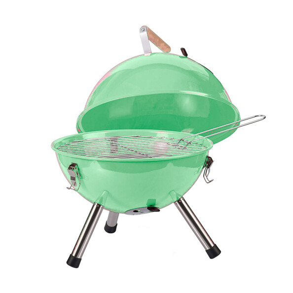 Mini barbecue à charbon portable - Vert Gastrolux